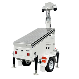 Di động năng lượng mặt trời Powered Trailer với 2X <span class=keywords><strong>PTZ</strong></span> dome máy ảnh cho CCTV - Product Image 6