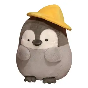 Yumuşak sevimli penguen tohumları hediye ile soyunma Hamster dönüşümü peluş oyuncak s şanslı Charm karikatür dolması hayvan peluş oyuncak