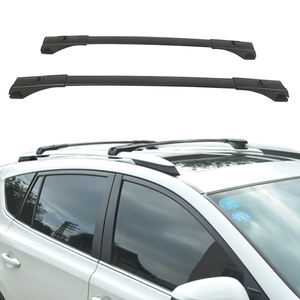 Portaequipajes de Techo de Aleación de Aluminio Anodizado en Negro para <span class=keywords><strong>Toyota</strong></span> RAV 4 2013-2018 con Piezas Especiales para Automóviles 4S - Product Image 1