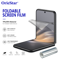 Film de protection d'écran en TPU flexible pour smartphone pliable, haute transparence, résistant aux rayures, en rouleau