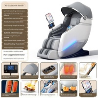 Fauteuil de massage intelligent pour la maison, appui-tête entièrement automatique, multifonctionnel, électrique, zéro gravité, massage corporel complet, musical, à brancher