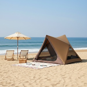 Carpa de Camping OEM para 4 Personas, Portátil, Personalizada, Impermeable, de <span class=keywords><strong>Oxford</strong></span>, con Dos Habitaciones, Automática e Instantánea - Product Image 2