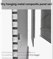 Panneau mural modulaire écologique à structure en acier pour l'extérieur et l'intérieur Panneaux de cloison de bureau démontables ignifuges