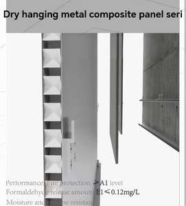 Panneau mural modulaire écologique à structure en acier pour l'extérieur et l'intérieur Panneaux de cloison de bureau démontables ignifuges - Product Image 5