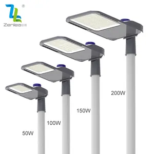 Zenlea 에너지 절약 야외 방수 Ip66 50w 100w 150w 200w 엔지니어링 다이 캐스팅 알루미늄 LED 가로등