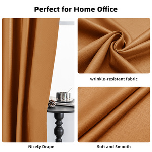 <span class=keywords><strong>Tende</strong></span> Oscuranti di Lusso e di Alta Gamma in Stile Moderno con Goffratura, Colore Arancione, Produzione di Shaoxing - Product Image 5