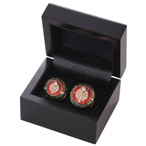 NB A2020 Hall of Fame Corbitt Memorial Basketball Champion Ring Joyería chapada en oro para hombre Conjunto <span class=keywords><strong>de</strong></span> 2 piezas para aniversario - Product Image 1