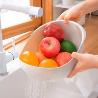 Pp Rijst Wassen Zeef Drainage Mand Keuken Benodigdheden Huishoudelijke Multifunctionele Verdikte Groente Groente Fruit Mand
