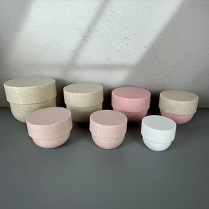 Custom 50g 100g 150g 200g 250g 300g 500g Biodegradable <strong>Weed</strong> Wheat Straw Plastic <strong>Jar</strong> With Lids - Product Image 4