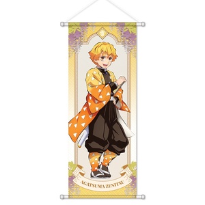 Póster <span class=keywords><strong>de</strong></span> plástico para colgar en la pared <span class=keywords><strong>de</strong></span> Demon Slayer, con Tanjiro, Nezuko, Zenitsu, Miri y Love Scroll, decoración anime 2D pintada a mano. - Product Image 4