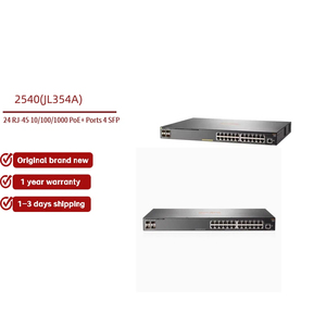 Commutateur Aruba 2540 24G 4SFP+ (<span class=keywords><strong>JL354A</strong></span>) 32 ports 128 Gbps POE VLAN Support Full-Duplex, neuf, vente en gros - Product Image 1