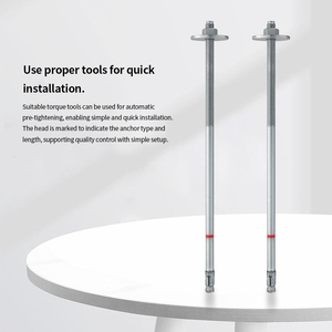 เหล็กยึดแบบลิ่ม <span class=keywords><strong>Hilti</strong></span> HST3 คุณภาพสูง ทำจากเหล็กกล้าไร้สนิม พร้อมสารกันไฟที่ด้านล่าง สำหรับงานเสริมแรงในงานก่อสร้าง - Product Image 4