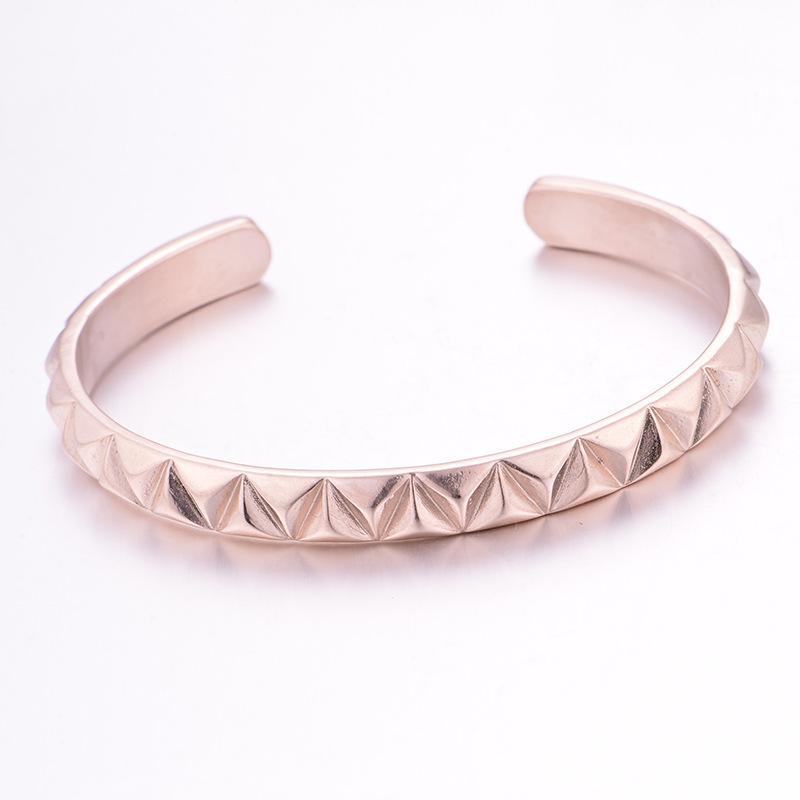 开口手镯欧美时尚气质不锈钢手镯 - buy temperament stainless steel