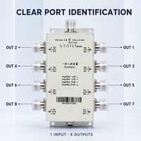 Répartiteur de puissance GNSS 8 voies 50 ohms pour l'aviation, la marine et les levés géodésiques