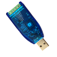 Konverter Serial USB Ke RS485 RS422 Industri Terisolasi CH340G Perlindungan TVS Setengah Dupleks Dua Arah Lightning U485