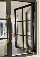 Ventanas de Repuesto de Acero y Metal con Marco Delgado Estilo Francés, Aislamiento Térmico y Opciones Personalizadas para Uso en Exteriores