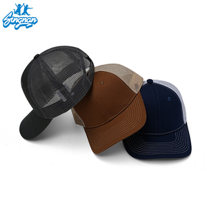 Sombrero de malla de verano microcurvado para hombre, sombrero de conductor de camión bloqueado de Color, protección solar personalizada para exteriores, divertidos caspes y sombreros de ala plana - Product Image 1