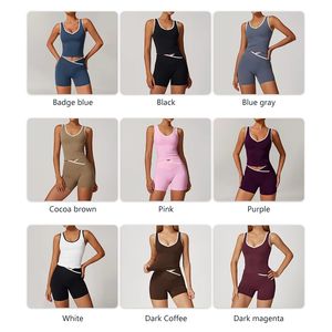 Vêtements <span class=keywords><strong>de</strong></span> <span class=keywords><strong>sport</strong></span> Pilates <span class=keywords><strong>de</strong></span> haute qualité, respirants, pour la gym et le fitness, ensemble <span class=keywords><strong>de</strong></span> yoga avec taille croisée - Product Image 6