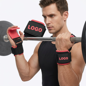 Accessoires de fitness de haute qualité pour la musculation, crochet en acier robuste, rembourrage en néoprène, coton et polyester, réglable - Product Image 1