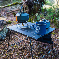 Table pliante portable légère en aluminium ultralégère Camping pique-nique pliable Table de randonnée en plein air