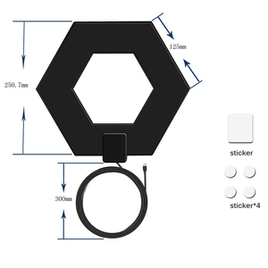 Antenna interna <span class=keywords><strong>tv</strong></span> di alta qualità 40 miglia amplificata HD adattatore interno digitale Antenna <span class=keywords><strong>TV</strong></span> via cavo coassiale con connettore F. - Product Image 2