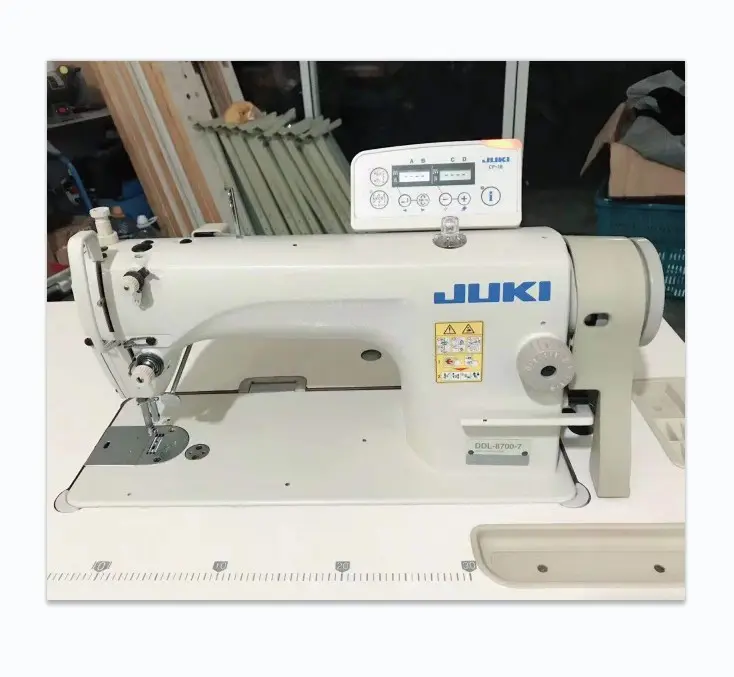 JUKIS 8700-7 kullanılan tek iğne düz yatak dikiş dikiş endüstriyel dikiş makineleri fiyat