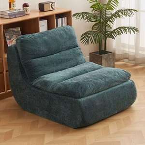 Sillón Reclinable Modular Compacto Individual Moderno, Tapizado en Terciopelo, con Relleno de Espuma de Alta Densidad, Envasado al Vacío en Rollo - Product Image 4