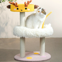 Arbre à chat avec griffoir en sisal, design Dragon CNY 2024, vente en gros de fournitures pour animaux de compagnie, meubles pour chat, tour à grimper pour chaton