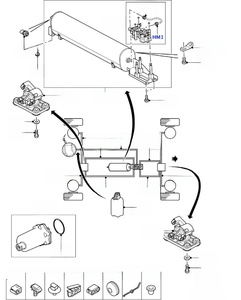 Piezas Relacionadas con el Compresor de Suspensión Neumática para Land Range L322 2003-2012, Conjunto de Solenoide de Suspensión Neumática Trasera - Product Image 5