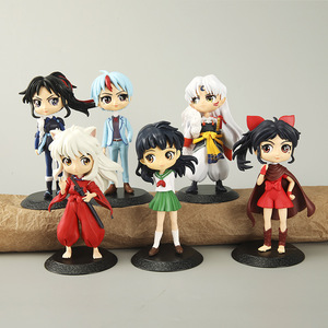 ฟิกเกอร์อินุยาฉะ 6 ตัว เซ็ตเซ็ตสึมะรุ โมโรฮะ เซ็ตสึนะ โทวา โมเดลฟิกเกอร์ PVC ของเล่นตั้งโต๊ะ ของสะสม ของขวัญ - Product Image 1