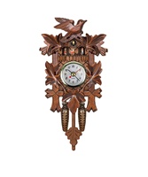 Horloge murale classique rétro en bois de Style rustique pour salon, hôtel, Restaurant