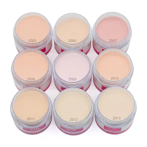 BIN New Arrival No Marble Cover Pink Nude Acrylic Powder Wholesale Custom Private Label Colored Nail Dipping Acrylic Powder