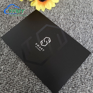 Chuyên nghiệp cấp tùy chỉnh thẻ với màu đen UV in ấn, hình chữ nhật thiết kế, tuyệt vời cho doanh nghiệp nhỏ và cảm ơn bạn lưu ý thẻ - Product Image 3