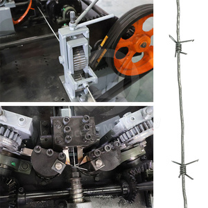 Trung Quốc Nhà sản xuất duy nhất đôi Xoắn sắt lưới hàng rào dao cạo barb dây Máy hàn để làm cho dây thép gai - Product Image 4