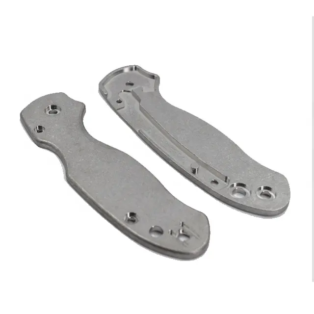 Custom Precision Milled Pocket Knife Frame Para 3 PM3 Outdoor Titanium Knife Scales