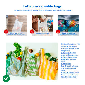 Bolsas de compras de tela de nailon de diseñador, bolso de mano Popular en línea para pequeñas empresas, elegante plegable, gracias por su - Product Image 5