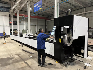 Industrial Full Automatic Fiber <b>Laser</b> Tube Cutting Machine Zero Tailing <b>Laser</b> for Metal Pipe Furniture Hardware - Product Image 4
