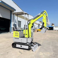 Bonne vente d'excavatrice 2.5 tonnes petite pelle à essence nouvelle ferme Bagger Mini pelle accessoires