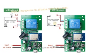 Módulo <span class=keywords><strong>de</strong></span> Interruptor Inteligente para el Hogar, Tuya WiFi, 1 Canal, 7-32V, 10A, Relé, Control Remoto por Radiofrecuencia, Temporizador Inteligente, Compatible con <span class=keywords><strong>Alexa</strong></span> y Google Home - Product Image 5