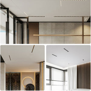 Lumière linéaire <span class=keywords><strong>LED</strong></span> IP54 8W 15W 24W <span class=keywords><strong>Spot</strong></span> linéaire <span class=keywords><strong>LED</strong></span> encastré blanc/noir/argent/<span class=keywords><strong>doré</strong></span>/déflecteur réflecteur chromé - Product Image 5