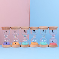 Kreative Zeitmesser-Zahnputz-Sanduhr aus Holz, Modern Minimalistisch, Geschenk für Feiertage, Wohnzimmer-Dekoration, Ornament