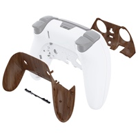EXtremeRate Plaque Frontale et Coque Arrière Personnalisables pour Manette PS5 Edge Accessoires