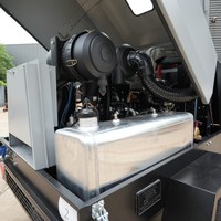 Compresseur d'air à vis portable à moteur diesel pour la construction, à large application