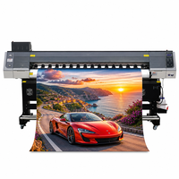 Impresora de Inyección de Tinta Eco Solvente Yinstar de 7 pies (2.1m) con 2 Cabezales para I3200, Multifunción para Impresión de Pancartas Flexibles en Rollo
