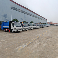 Camion compacteur de déchets à chargement arrière ISUZU 4x2 |   Camion de compression des déchets
