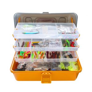 Nuevo Kit de Señuelos de Pesca de 547 Piezas, Señuelos Artificiales Crankbait, Minnow, Popper, Vib, Duros y Blandos, Hechos de ABS Resistente - Product Image 2