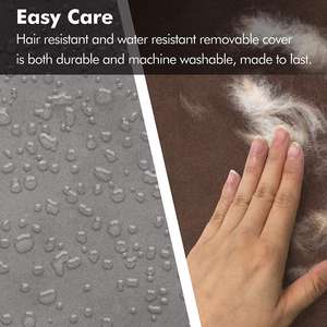 Sofá ortopédico de espuma viscoelástica para mascotas, cama de lujo para perros y gatos, de ante, venta al por mayor - Product Image 3