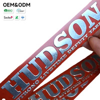 Placa de Identificación de Aluminio Personalizada con Grabado en Relieve para Personal de Seguridad