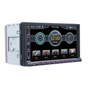 Autoradio 1 Din 7 pouces Écran <span class=keywords><strong>tactile</strong></span> Miroir Lien multimédia MP5 Lecteur vidéo Bluetooth FM USB/AUX - Product Image 1