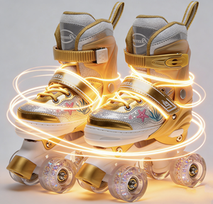 Nouveauté mars 2025, patins à roulettes professionnels à quatre roues, durables, bon marché, de haute <span class=keywords><strong>qualité</strong></span>, glisse libre, pour enfants, en cuir Banwei - Product Image 4